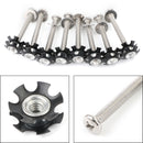 Kit de réparation d'échelle de camping-car, ensemble de 8 écrous, pièces de camping-car en acier inoxydable, remorque de camping-car, entraîneur-3