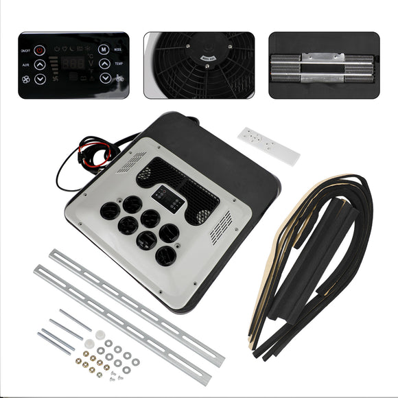 Air Conditioner Heat Pump Camper RV Non-Ducted Rooftop AC Unit Heater/Cooling