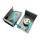 RV 50 Amp Power Inlet Box Outdoor Receptacle with LED Light 3 Prong Locking Plug-14