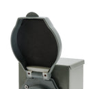 RV 50 Amp Power Inlet Box Outdoor Receptacle with LED Light 3 Prong Locking Plug-9