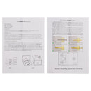 RV 50 Amp Power Inlet Box Outdoor Receptacle with LED Light 3 Prong Locking Plug-2