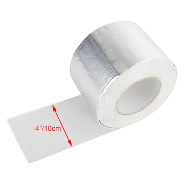 4" x 30' RV Sealant Tape Silver UV Waterproof Roof Leaks Repair Tape Seal Sticky - 0