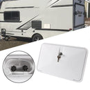 Waterproof RV Shower Box Kit with Faucet for Outdoor Use in White for Caravan Trailer Boat-7