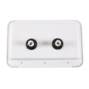 Waterproof RV Shower Box Kit with Faucet for Outdoor Use in White for Caravan Trailer Boat-12