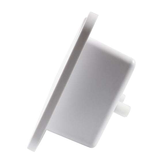 Waterproof RV Shower Box Kit with Faucet for Outdoor Use in White for Caravan Trailer Boat