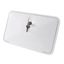 Waterproof RV Shower Box Kit with Faucet for Outdoor Use in White for Caravan Trailer Boat-15