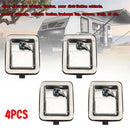 4鑴砈tainless Steel Paddle Latch 5.5"*4.25" & Keys for Tool Box Lock RV Caravan-5