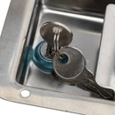 4鑴砈tainless Steel Paddle Latch 5.5"*4.25" & Keys for Tool Box Lock RV Caravan-7