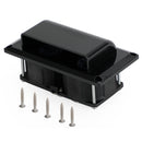 Black 12V Side Air Cooling Blower Fan for Exhaust Ventilation in RV Caravans Boats-3