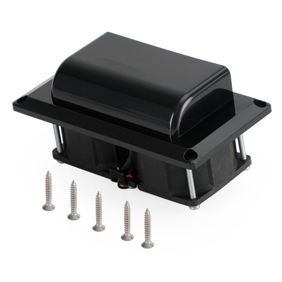 Black 12V Side Air Cooling Blower Fan for Exhaust Ventilation in RV Caravans Boats