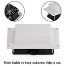 RV Boat Caravan 12V Side Air Cooling Blower Fan Vent Exhaust Ventilation White-15