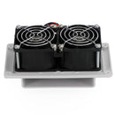 RV Boat Caravan 12V Side Air Cooling Blower Fan Vent Exhaust Ventilation White-10