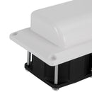 RV Boat Caravan 12V Side Air Cooling Blower Fan Vent Exhaust Ventilation White-6