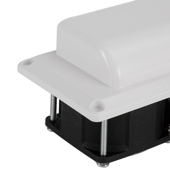 RV Boat Caravan 12V Side Air Cooling Blower Fan Vent Exhaust Ventilation White