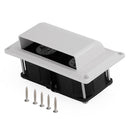 RV Boat Caravan 12V Side Air Cooling Blower Fan Vent Exhaust Ventilation White-3