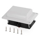 RV Boat Caravan 12V Side Air Cooling Blower Fan Vent Exhaust Ventilation White-14