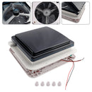Ventilateur de toit de caravane de camping-car de 11 pouces, puits de lumière 12V avec lumière, moteur avant et arrière Vente du Nouvel An-11