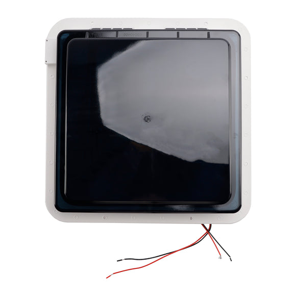 11" RV Caravan Roof Vent RV Fan 12V Skylight W/ Light Forward and reverse motor