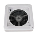 12V Manual RV Roof Vent with 14" Fan and LED Light providing Efficient Air Ventilation-12