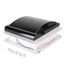 12V Manual RV Roof Vent with 14" Fan and LED Light providing Efficient Air Ventilation-14