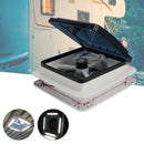 Évent de toit de caravane de camping-car de 11 pouces, moteur à 3 vitesses, puits de lumière 12V avec lumière LED-4
