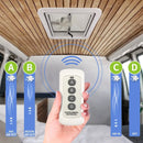 14 "RV Abluftventilator Caravan Dachfenster Dachentlüftung Fernbedienung Camper Wohnmobil Neujahrsverkauf-3