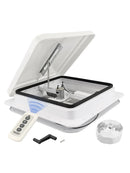 14 "RV Abluftventilator Caravan Dachfenster Dachentlüftung Fernbedienung Camper Wohnmobil Neujahrsverkauf-23