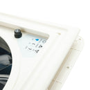 Ventilateur de toit de caravane RV 15.75 ", puits de lumière 12V avec télécommande, 10 vitesses-11