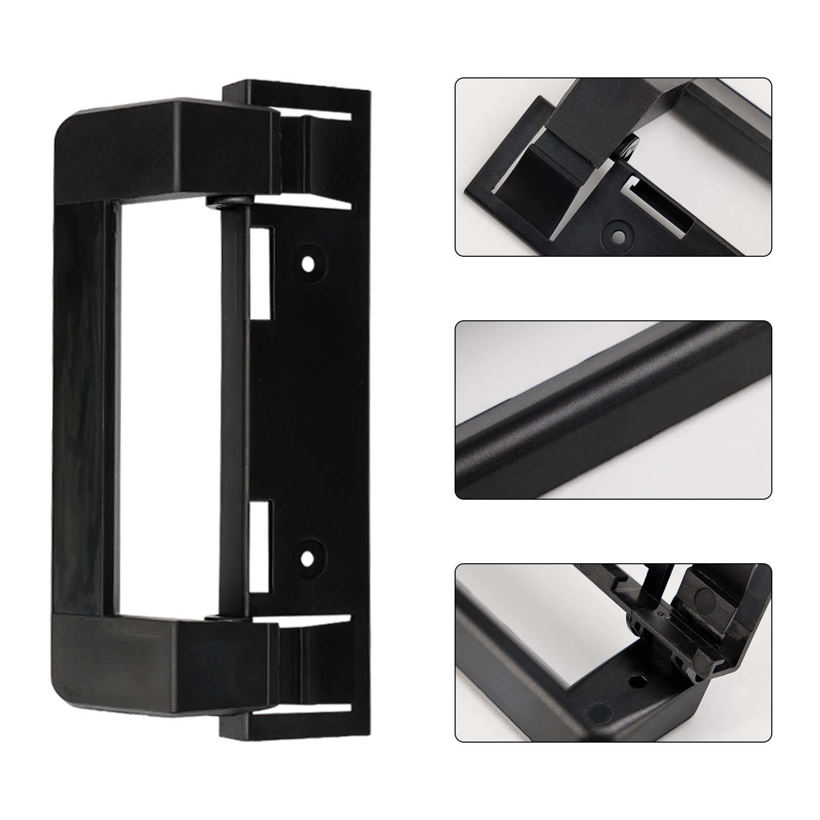2×RV Refrigerator Door Handle Holder Grip Black Hardware For Dometic 3316882900