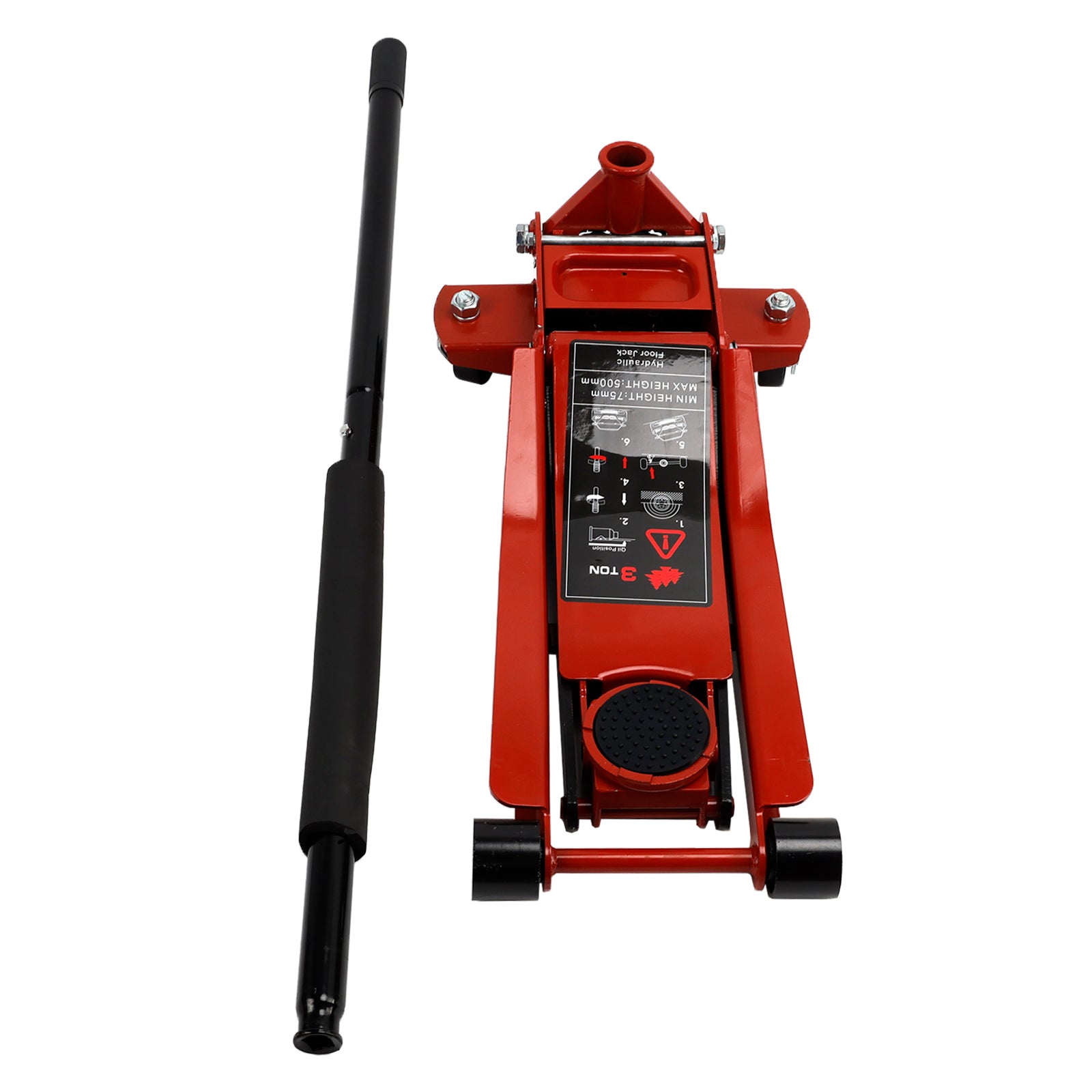 Aluminium Stahl Boden Jack 3 Tonnen Mit Dual Kolben Quick Lift Pumpe Lift Auto Auto