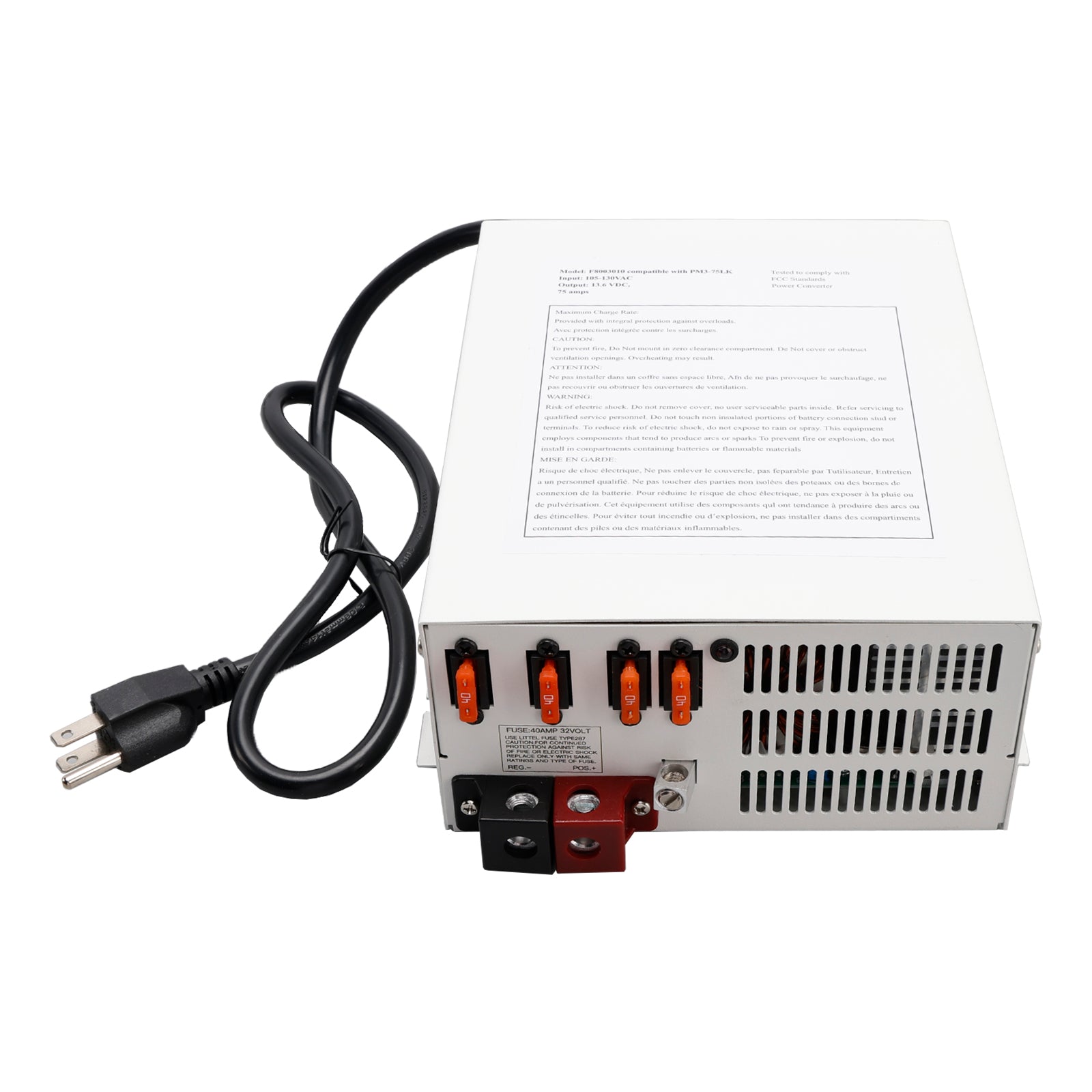 PM3-55 WF9855 convertisseur 55 ampères RV chargeur de batterie remplacement de l'alimentation - 0