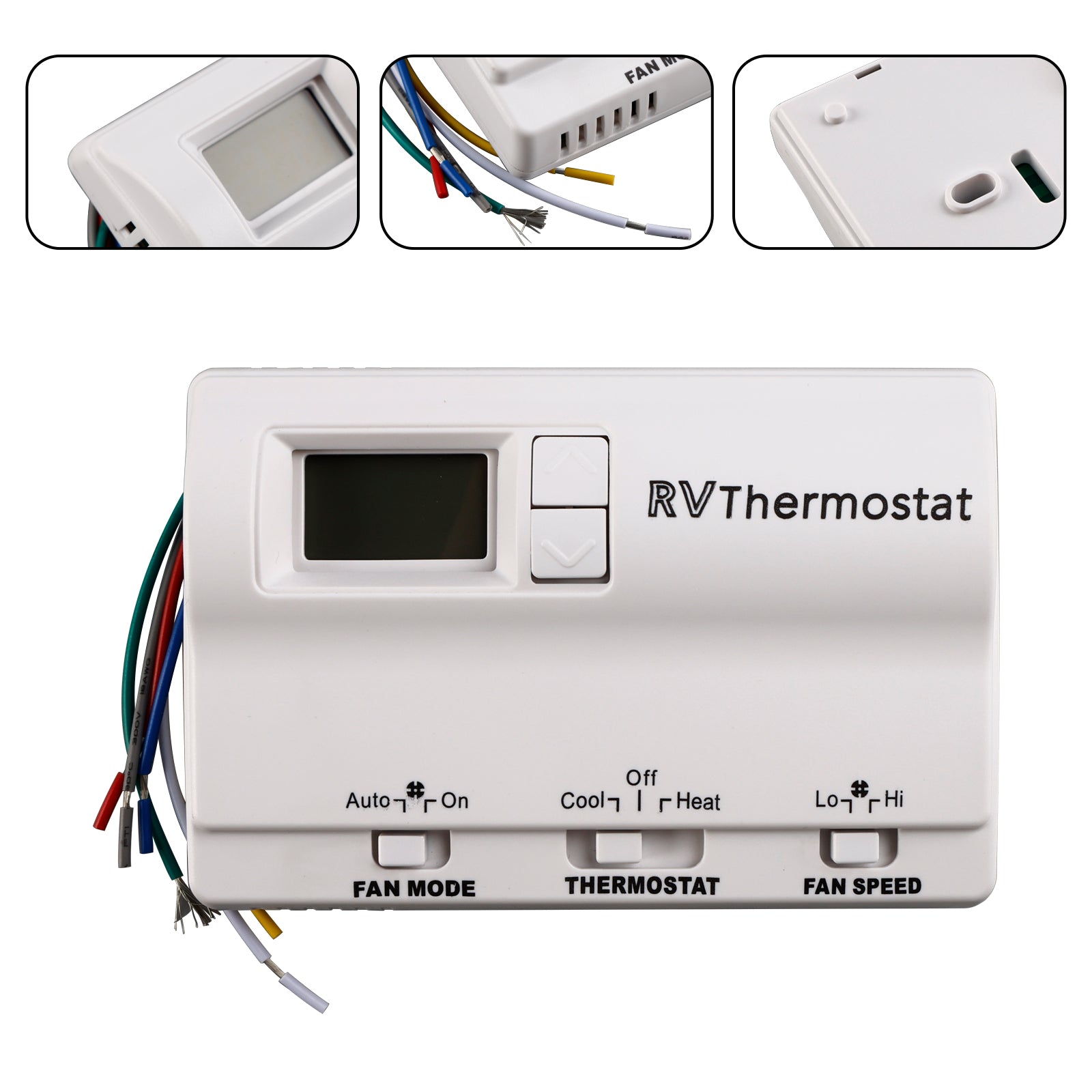 Ersatz-Digitalthermostat zum Heizen/Kühlen, kompatibel mit Coleman 83303362, Weiß