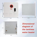 RV Water Heater with Instant Hot Water for Motorhomes Campers Energy Efficient 65000BTU with Controller/Shower Accessories-3
