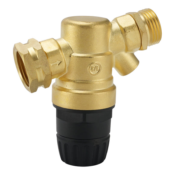 RV Camper Water Pressure Regulator – Brass Lead-Free Adjustable Inline Reducer