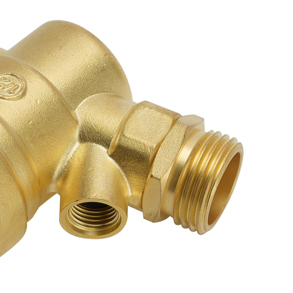 RV Camper Water Pressure Regulator – Brass Lead-Free Adjustable Inline Reducer