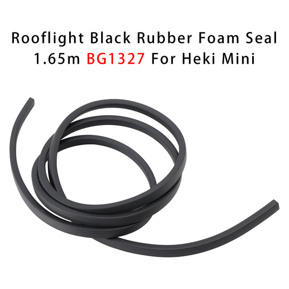 Heki Mini Rooflight Black Rubber Foam Seal 1.65m BG1327