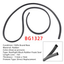 Heki Mini Rooflight Black Rubber Foam Seal 1.65m BG1327-8