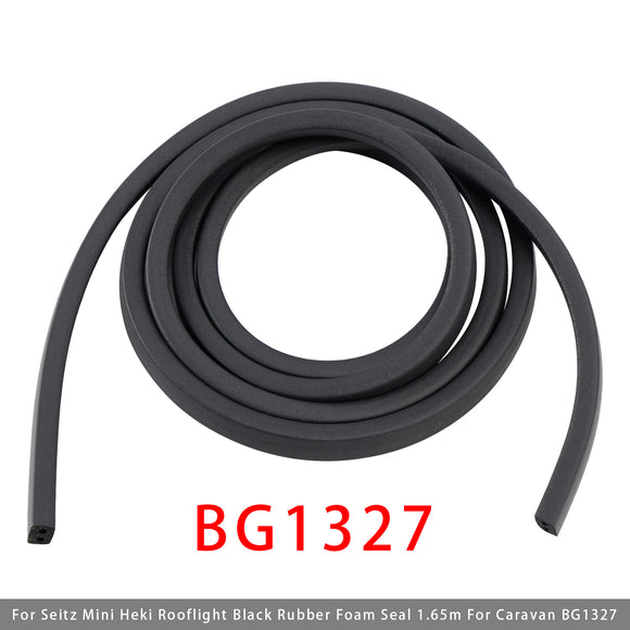 Heki Mini Rooflight Black Rubber Foam Seal 1.65m BG1327
