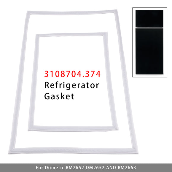 Dometic RM2652 DM2652 RM2663 Refrigerator Gasket Kits 3108704.374
