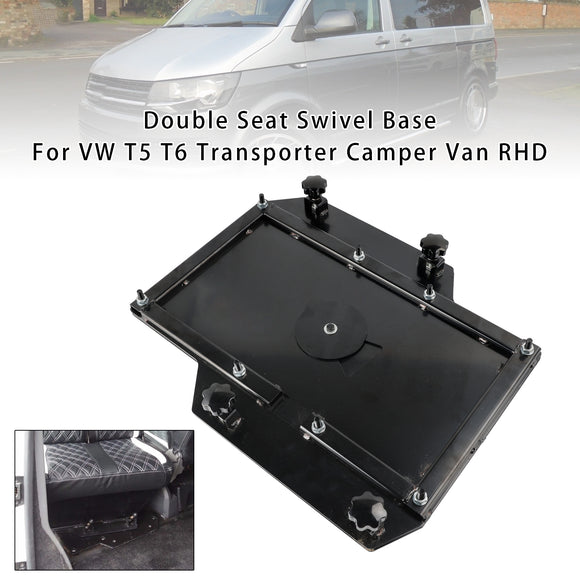 Right Hand Drive VW T5 T6 Transporter Camper Van RHD Double Seat Swivel Base