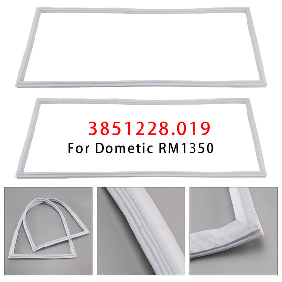 2PCS RV Refrigerator Door Gasket 3851228019 Lower Door For Dometic RM1350