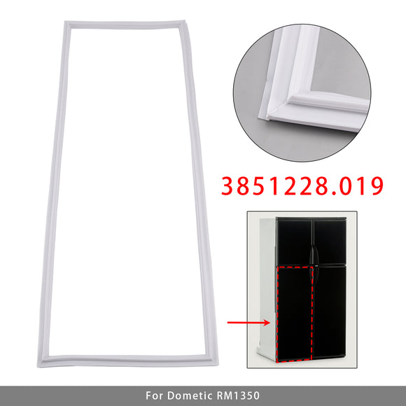 Dometic RM1350 1PC RV Refrigerator Door Gasket 3851228019 Lower Door For