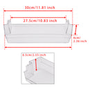 1 OR 2PCS Fridge Shelf Grey Clear Middle Or Top Door Bin 306mm For Dometic Caravan-2