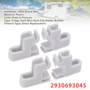 4PCS Fridge Shelf Wire Rack Clip Holder Bracket 2930693045 For Dometic Rv-8