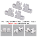 4PCS Fridge Shelf Wire Rack Clip Holder Bracket 2930693045 For Dometic Rv-12