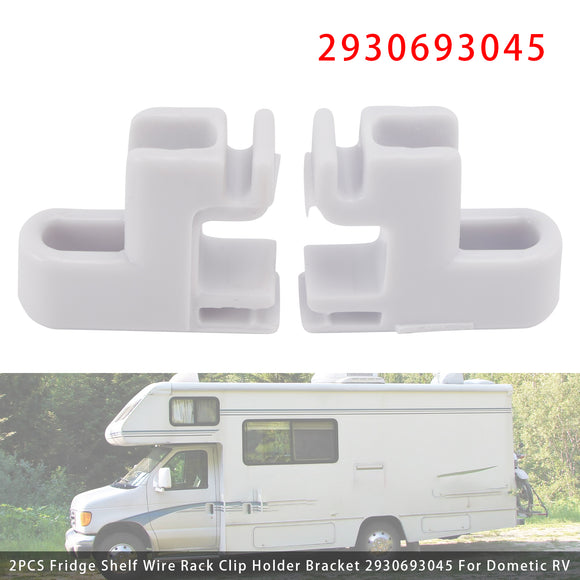 Dometic RV 2PCS Fridge Shelf Wire Rack Clip Holder Bracket 2930693045