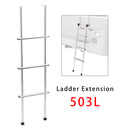 All 1 Inch Tube RV Ladders 503L 48 Inch Aluminum Universal RV Ladder Extension-11