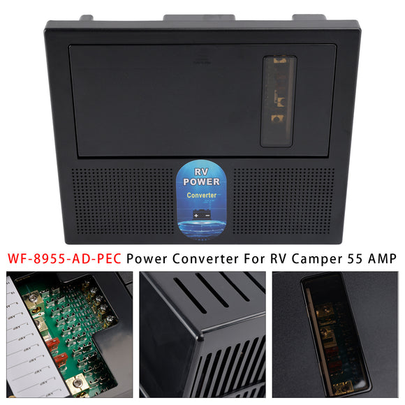 RV Camper 55 AMP WF-8955-AD-PEC Power Center WF-8955-AD 8900 Power Converter Battery Chargers