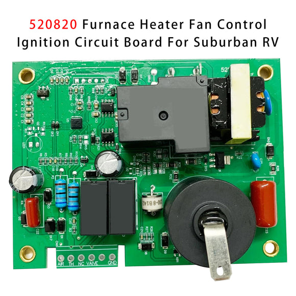 Suburban RV 520820 Furnace Heater Fan Control Ignition Circuit Board