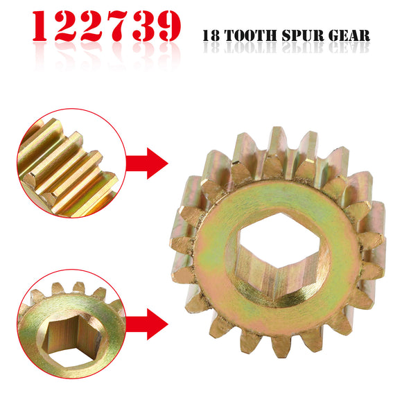Lippert RV Slide Out 122739 Replacement 18 Tooth Spur Gear 12 DP/14.5 PA